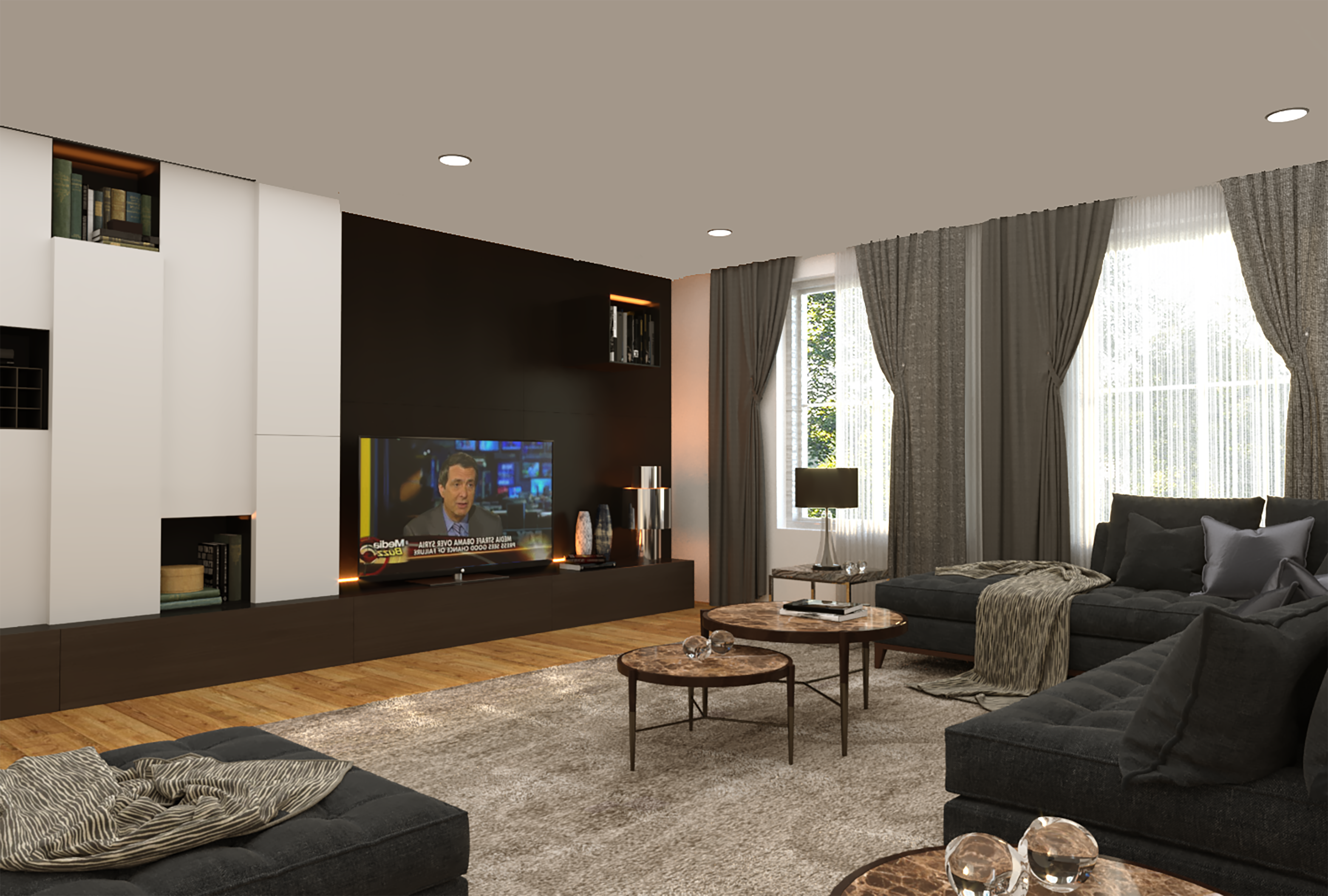 Living Room into a Smartly Designed Home